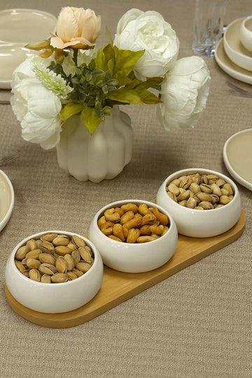 Chubby 3’lü Servis Kase Takımı / 3-delige Snackset