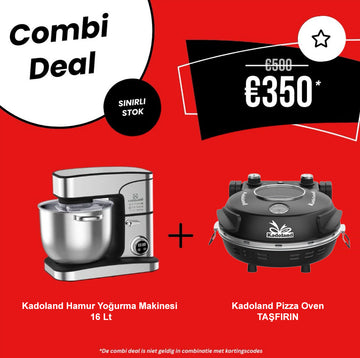 Kadoland Super Set - 16 Liter Keukenmixer + Kadoland Pizza Oven / Tasfirin