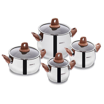 Korkmaz Abana 8-delige pannenset / A1953