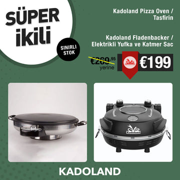 Kadoland Fladenbacker / Elektrikli Yufka ve Katmer Sac + Kadoland Pizza Oven / Tasfirin