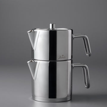 Jumbo Metalix Midi Full Metal Çaydanlık