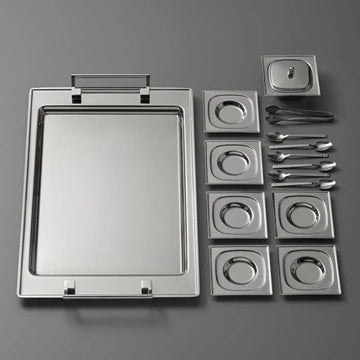 Jumbo Pluto 16 Parça 6 Kişilik Çelik Çay Seti