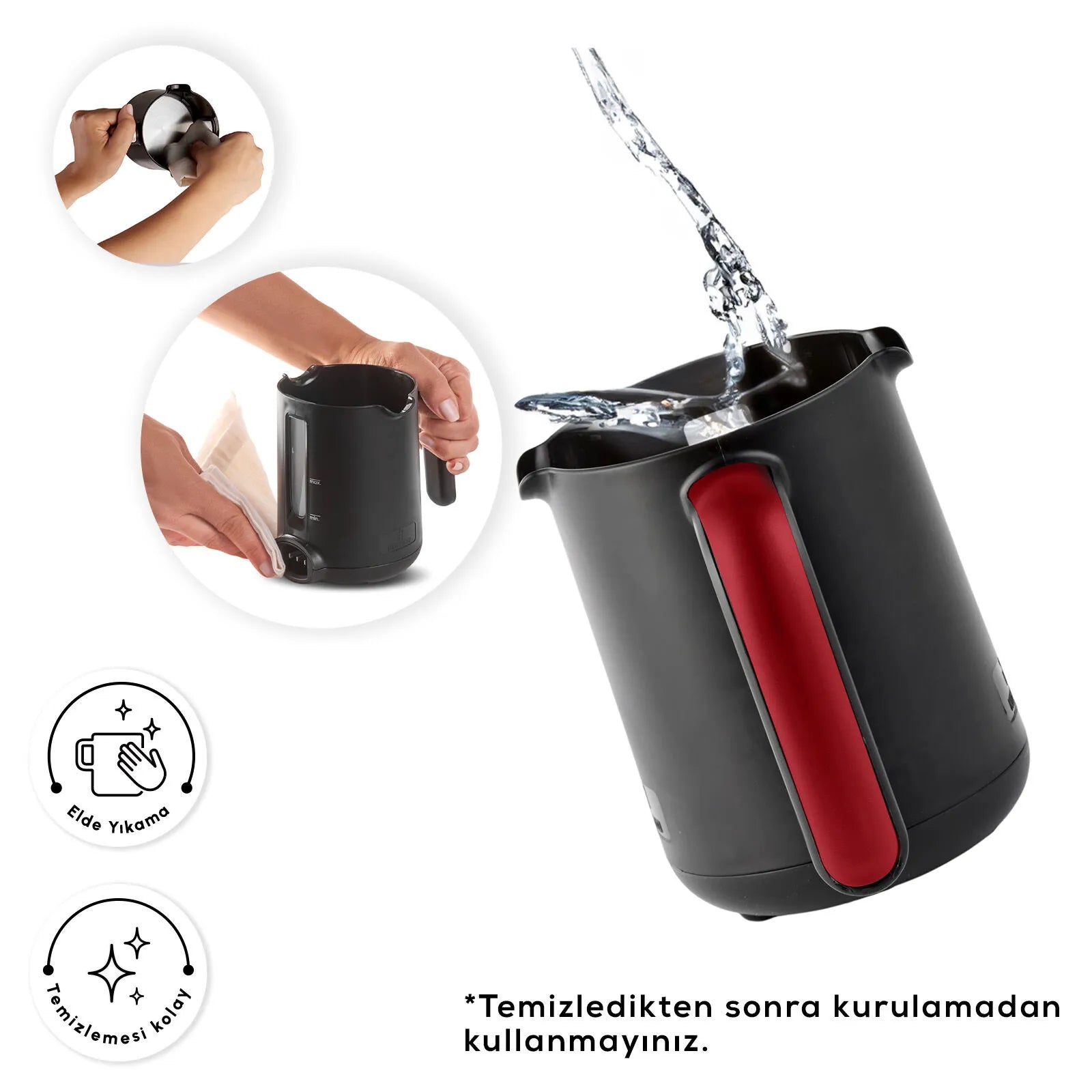 Karaca Hatır Köz Türk Kahve Makinesi Cherry Red