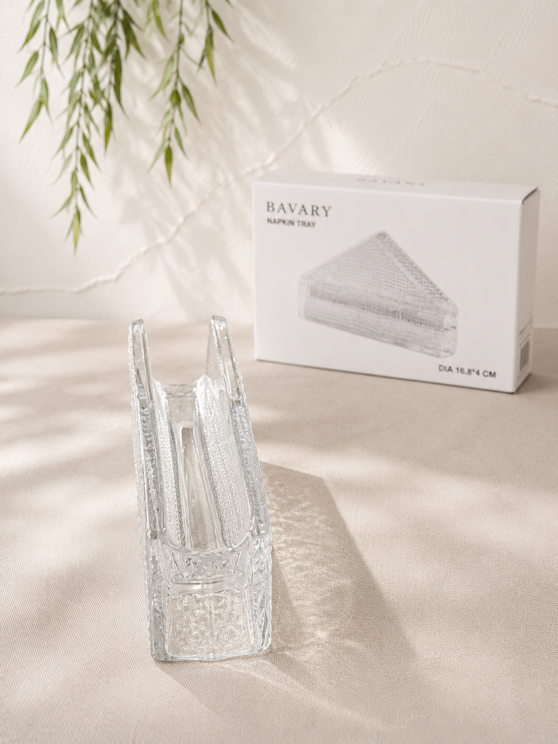 Bavary Glas-Serviettenhalter