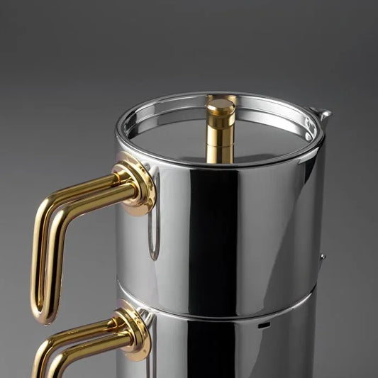 Jumbo Metalix Çaydanlık Midi Boy - Titanyum Gold