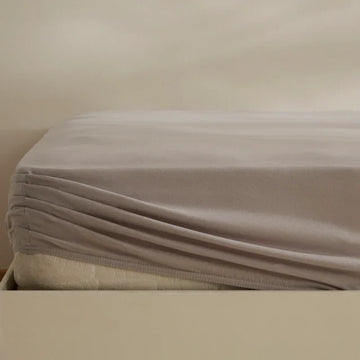 Karaca Home Jersey Hoeslaken, 120x200+30 cm, Grijs