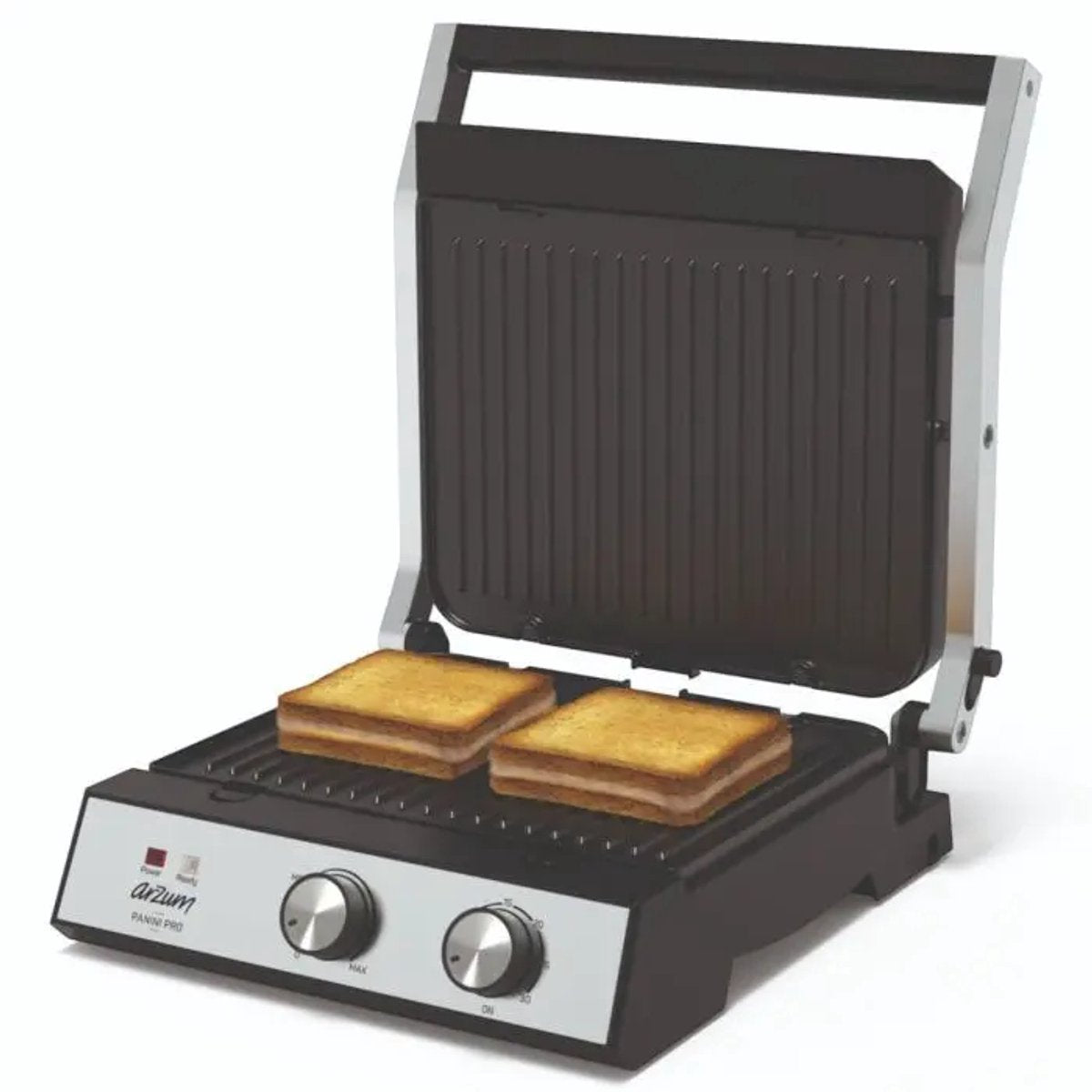 Arzum Panini Pro 2000 W Izgara ve Tost Makinesi Inox