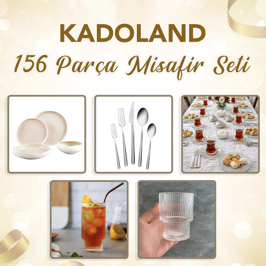 Kadoland 156 Parça Misafir Seti