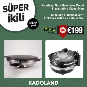 Kadoland Fladenbacker / Elektrikli Yufka ve Katmer Sac + Kadoland Pizza Oven / Tasfirin