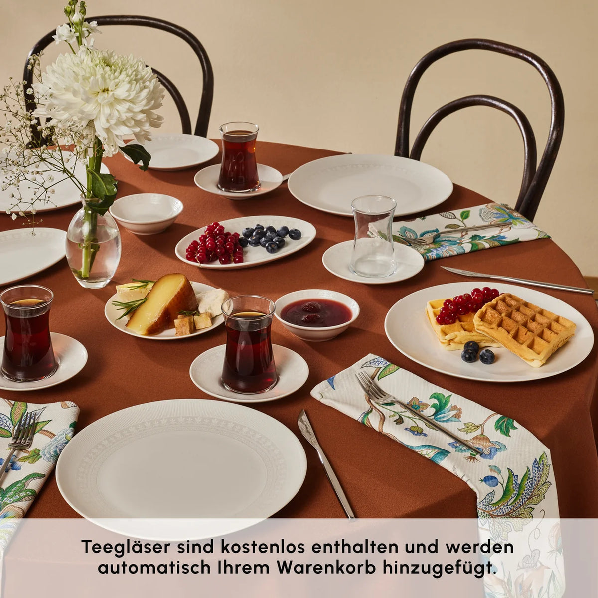 Karaca Artiste Bone China 6 Kişilik 20 Parça Yemek Takımı, Beyaz
