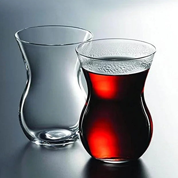 Paşabahçe Beykoz 64041 Set da 6 bicchieri da tè in cristallo