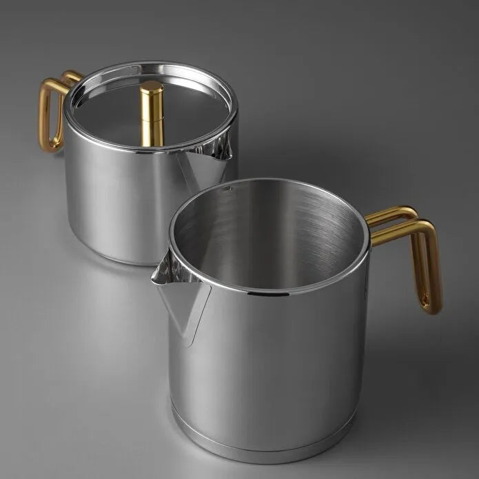 Jumbo Metalix Çaydanlık Midi Boy - Titanyum Gold