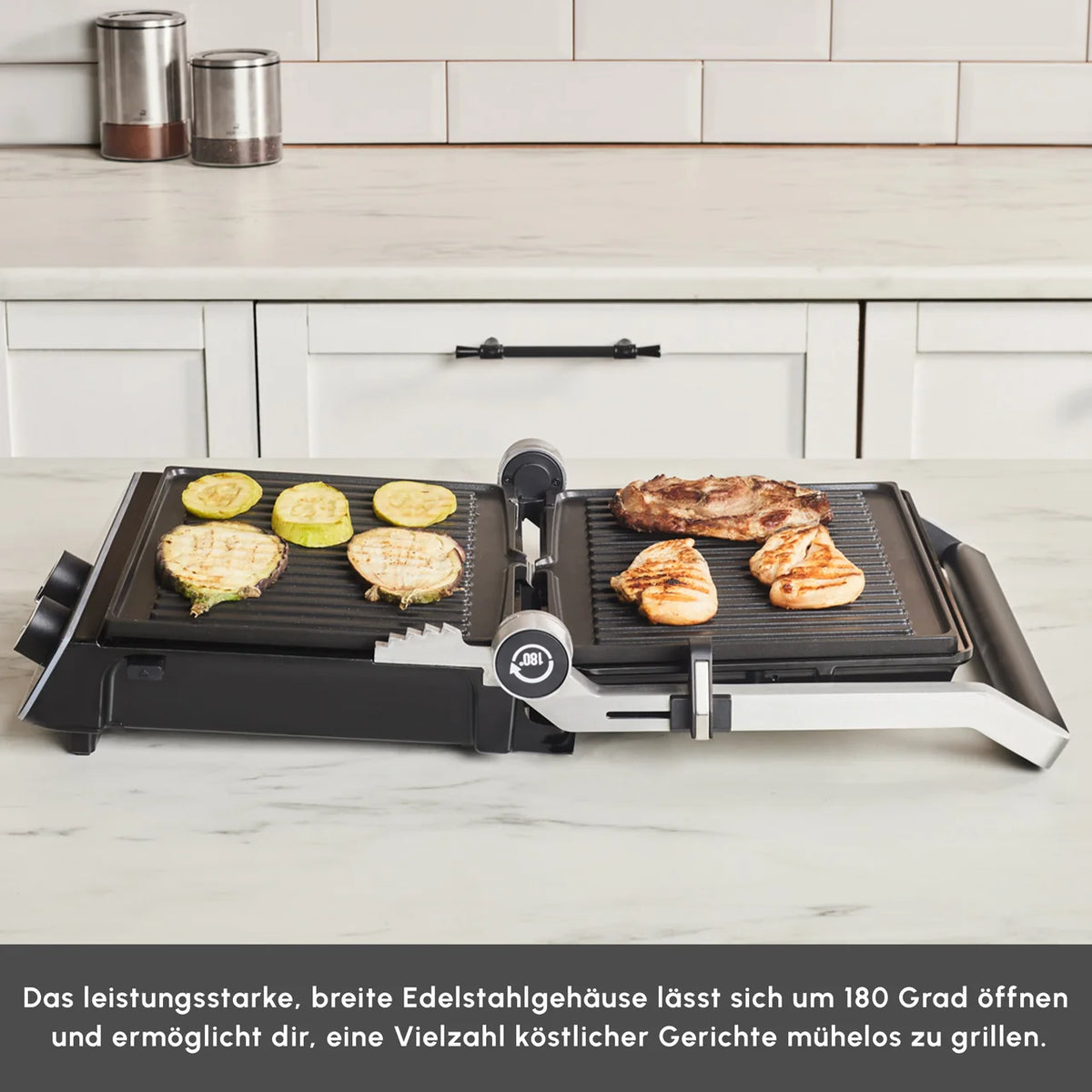 Karaca Nova Grill 6 Dilim Kapasiteli Inox Gövdeli Zaman Ayarlı Izgara ve Tost Makinesi 2000W