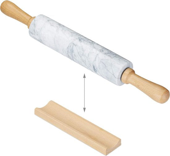 Kcy - Rouleaux à pâtisserie en marbre | Rouleau à pâtisserie en marbre | Rouleau à pâtisserie