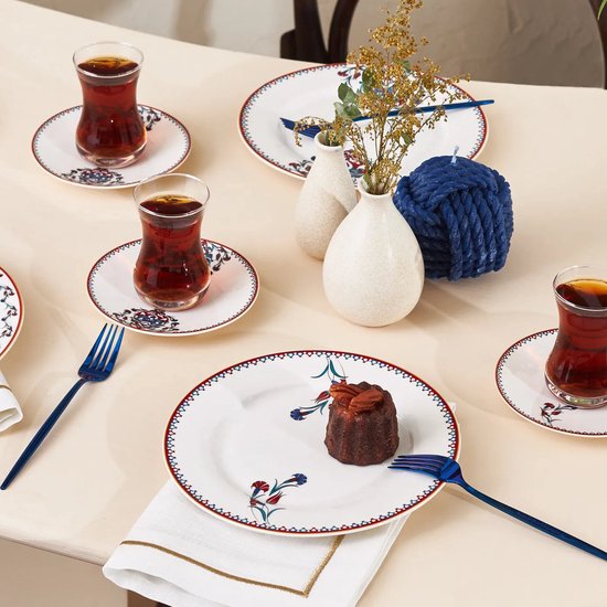 Karaca Nakkaş 6 Kişilik 24 Parça Porselen Yemek Takımı