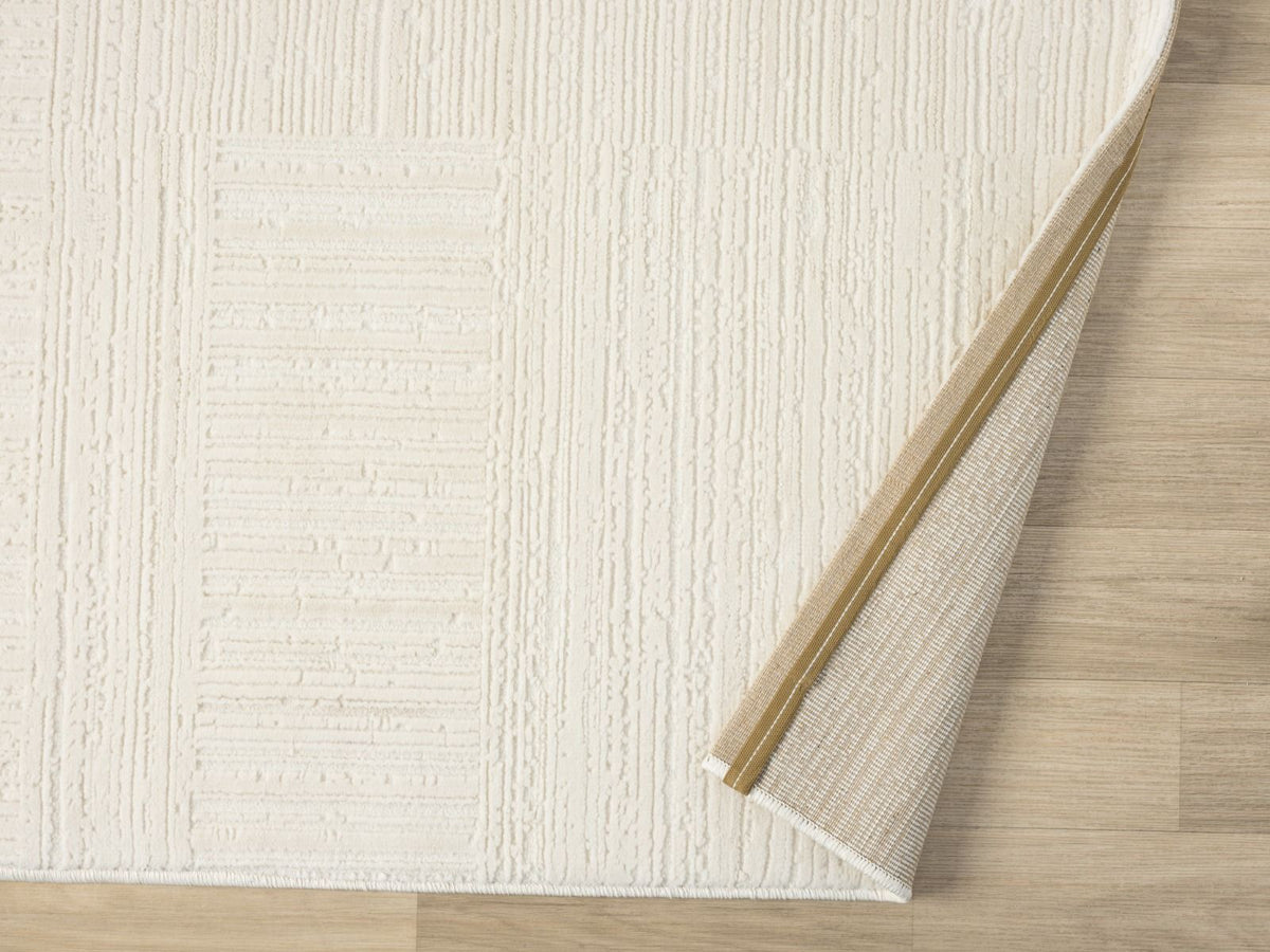 Kadoland Elyse D474A Krem Geometrik Desenli Halı - ürün görseli 4