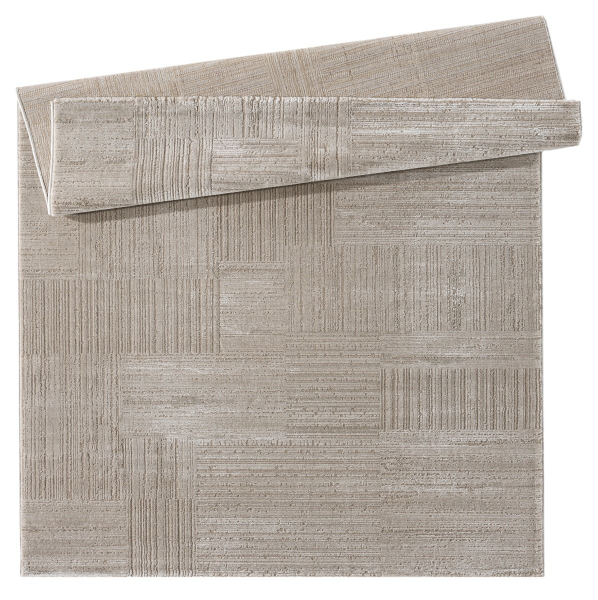 Kadoland Elyse D474A Vizon Geometrik Desenli Halı - ürün görseli 6