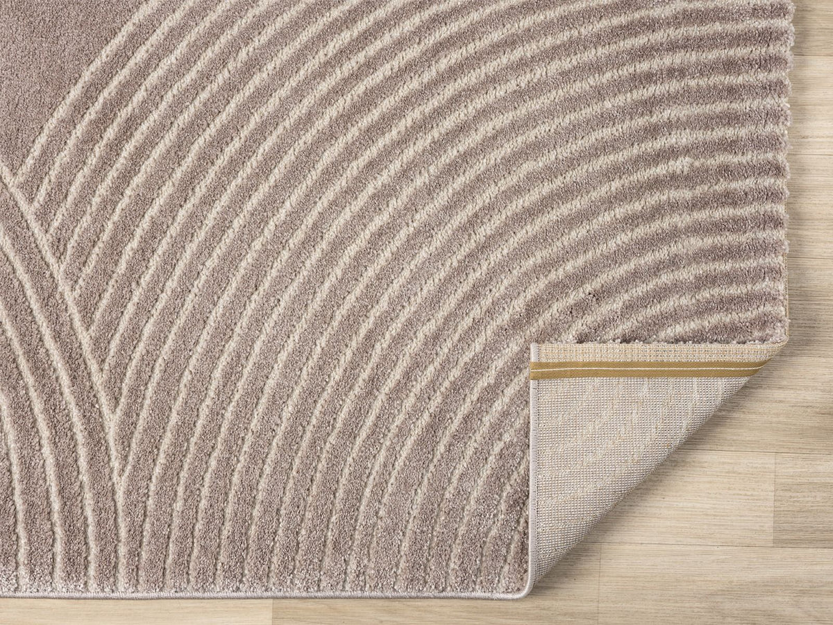 Kadoland Nova C165A Kum Beji Dairesel Desenli Halı - ürün görseli 3