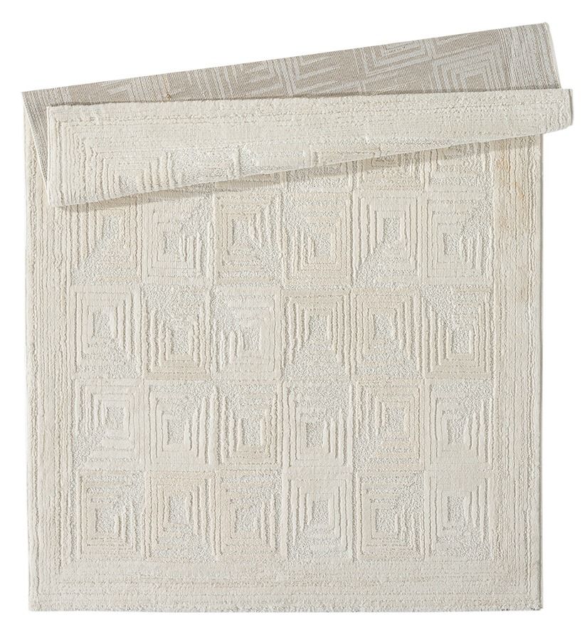 Kadoland Liva D761A Krem Geometrik Desenli Halı - ürün görseli 3