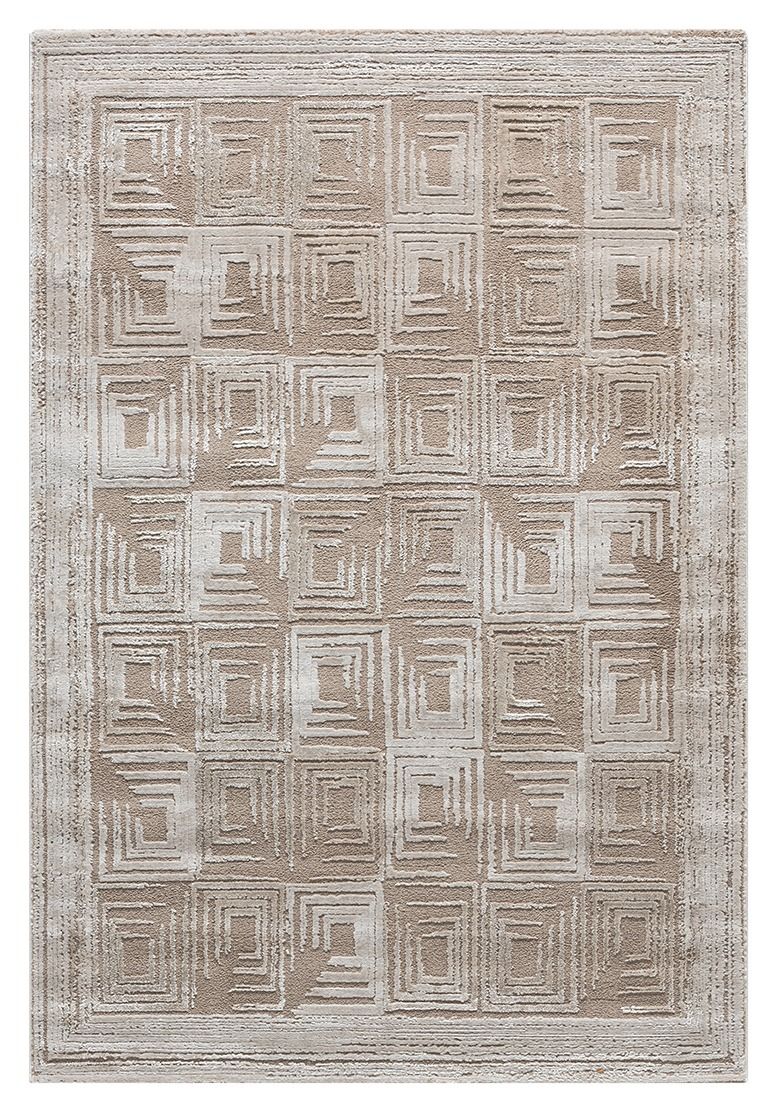 Kadoland Liva D761A Vizon Geometrik Desenli Halı - ürün görseli 2