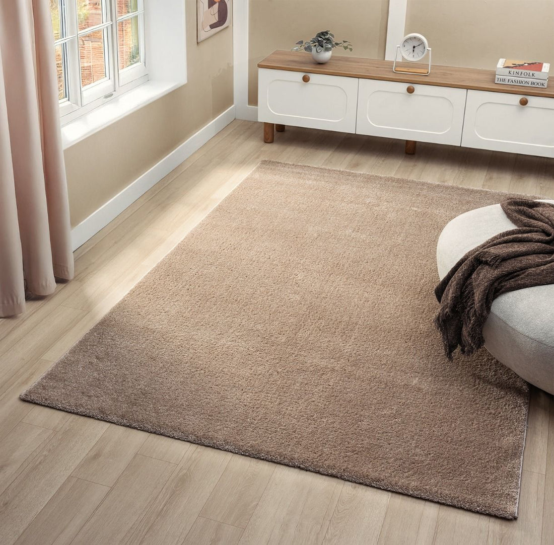 Kadoland Asta 1000A Beige effen tapijt - productafbeelding 1