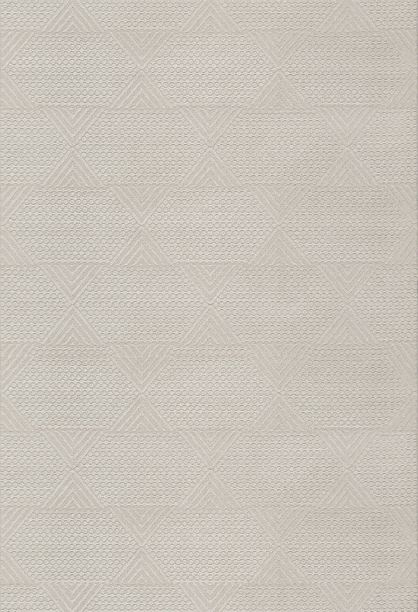 Kadoland Elit 3037C Krem Geometrik Desenli Halı - ürün görseli 1