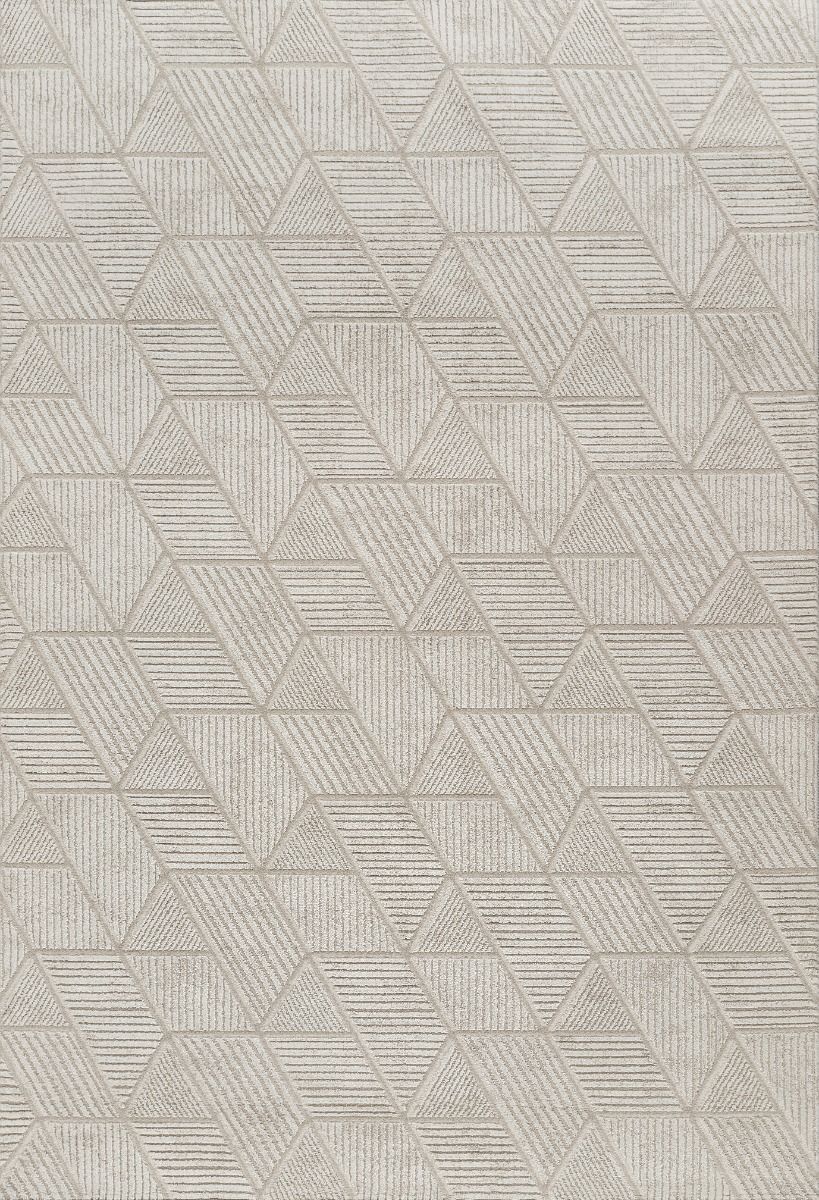 Kadoland Elit 3039B Bej / Krem Geometrik Desenli Halı - ürün görseli 1