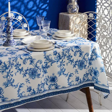 Karaca Home Rosario vlekbestendig tafelkleed 150 x 220 cm