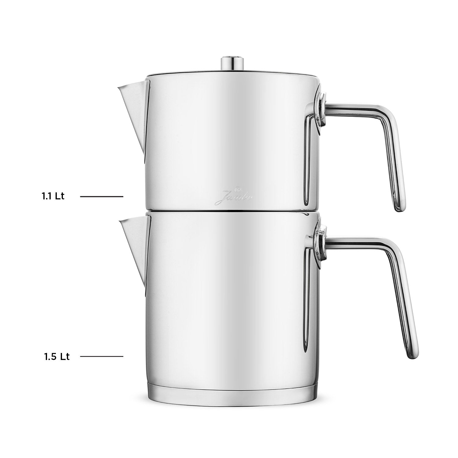 Jumbo Metalix Maxi Full Metal Çaydanlık