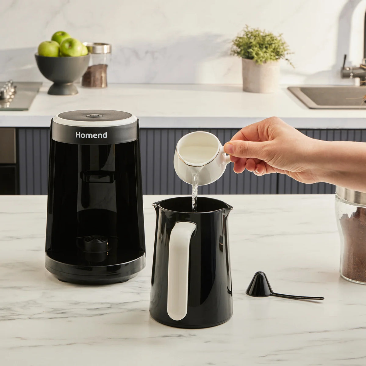 Homend Pottoman 1818 Türk Kahvesi Makinesi, 480W, Starlight