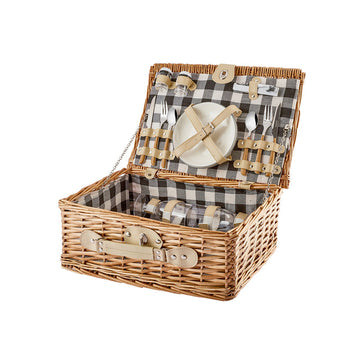 Karaca Wicker Rieten Picknickmand / Piknik Sepeti