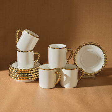 Karaca Boncuk 6 Kişilik Kahve Fincan Takımı 80 ml