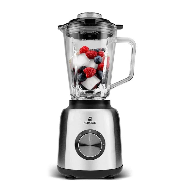 Karaca Inox 1,5-Liter-Smoothie-Mixer mit Glasbehälter