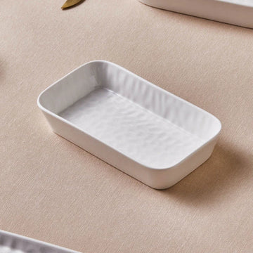 Karaca x Refika – Parlak Beyaz Meze Tabağı 18 cm