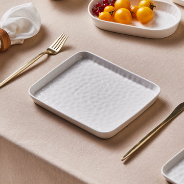 Karaca x Refika'dan Bembeyaz, Pasta Tabağı, 19cm