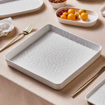 Karaca x Refika'dan Bembeyaz, Servis Tabağı, 27cm