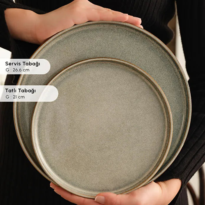 Karaca Earth Collection Skal 55 Parça 12 Kişilik Yemek Takımı