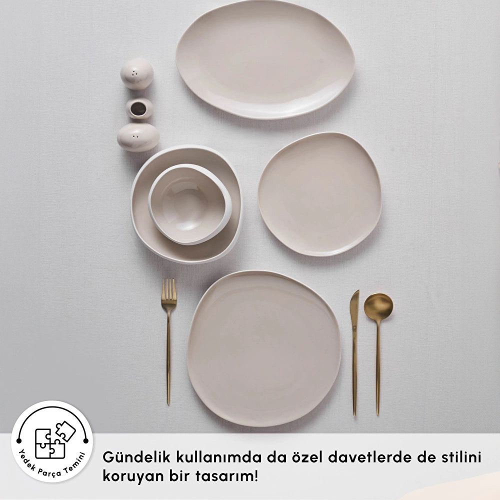 Karaca Earth Collection Cupid 55 Parça 12 Kişilik Yemek Takımı