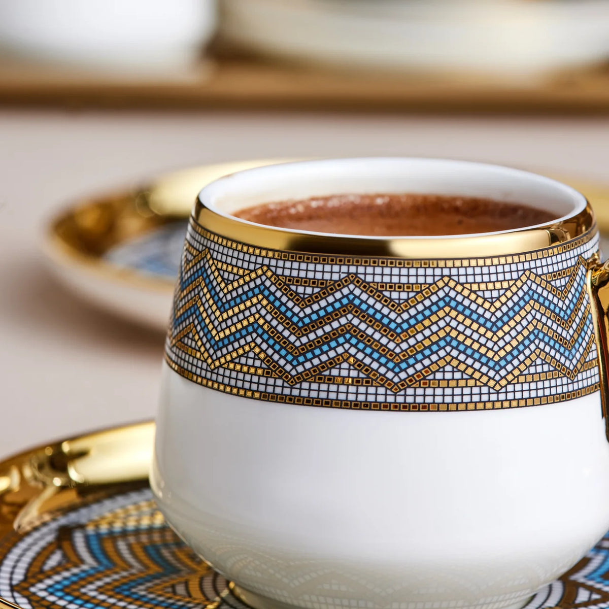 Karaca Suadiye 6 Kişilik Kahve Fincan Takımı 90 ml