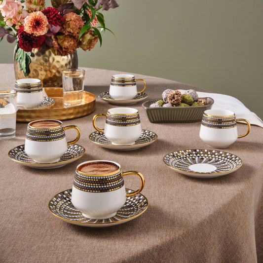 Karaca Belgin, 6 Kişilik Kahve Fincan Takımı, 90 ML