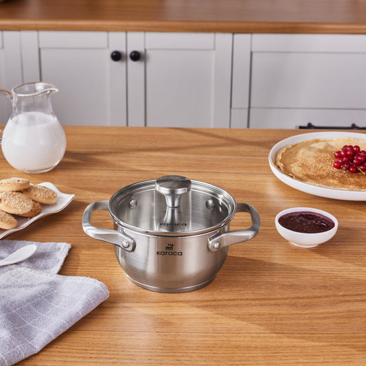 Karaca Elite Steel Pot, 14cm