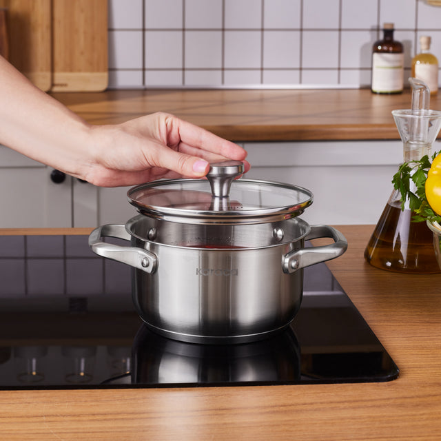 Karaca Elite roestvrijstalen pan, 16 cm