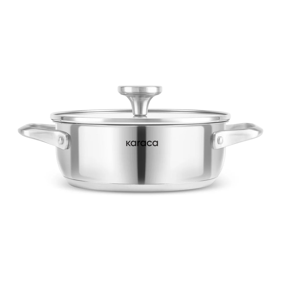 Karaca Elite, roestvrijstalen ondiepe pan, 20 cm