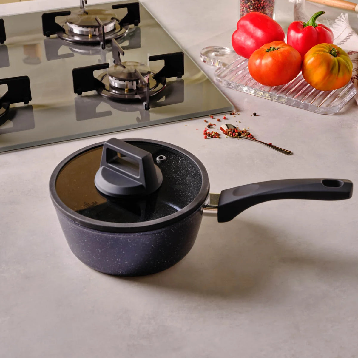Karaca Aqua Granit Sosluk Tencere 18 cm
