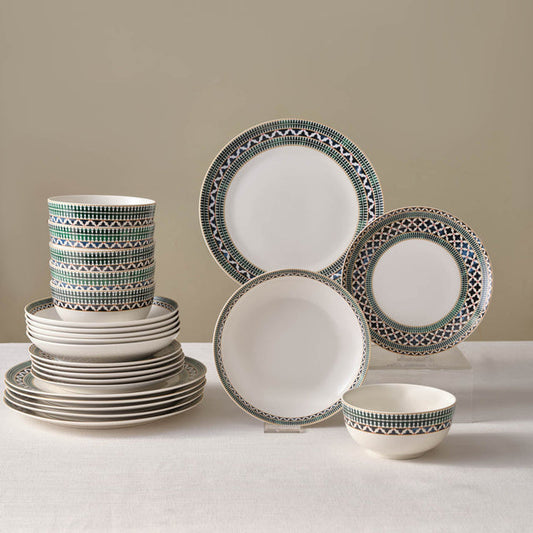 Karaca Cordoba 24 Parça Bone China 6 Kişilik Yemek Takımı