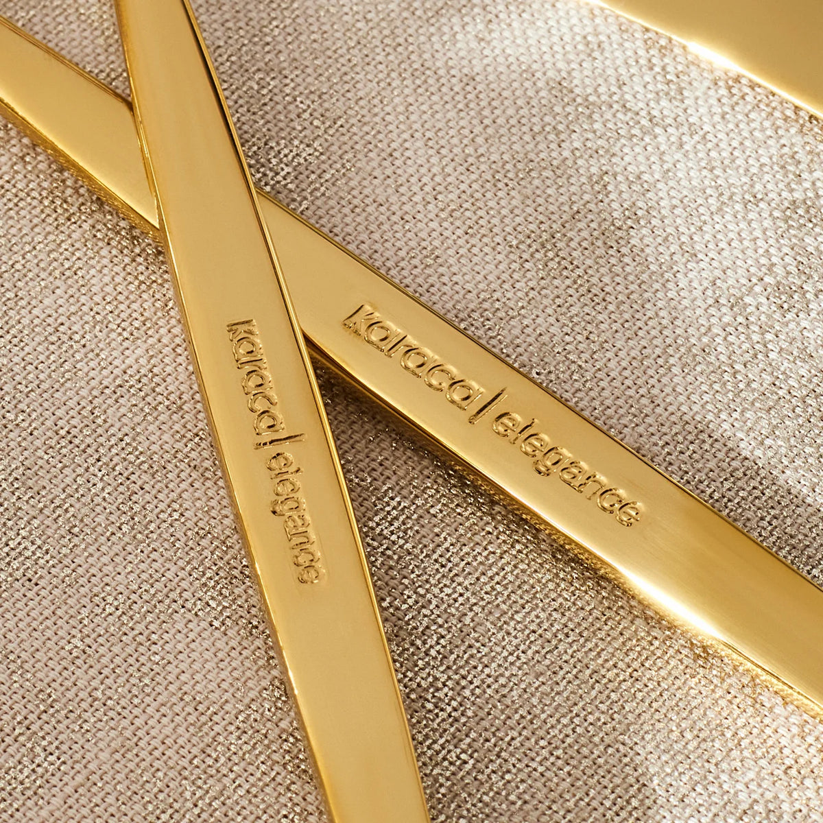 Karaca Lizbon 30 Parça 6 Kişilik Gold Çatal Kaşık Bıçak Takımı