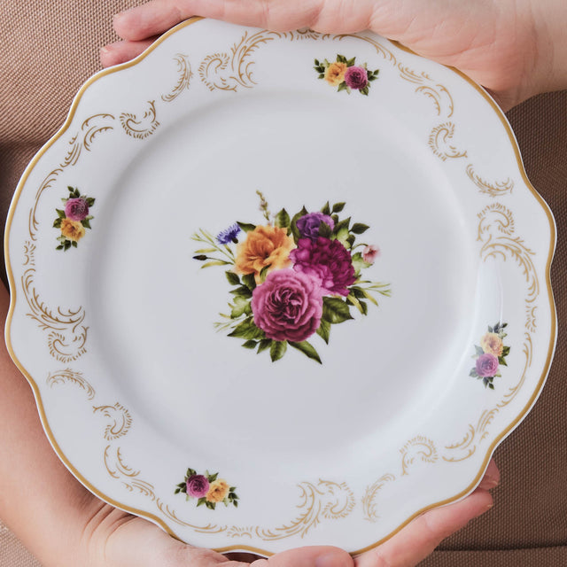 Karaca Forever Bone Antique Gold 26 Parça Kahvaltı Seti