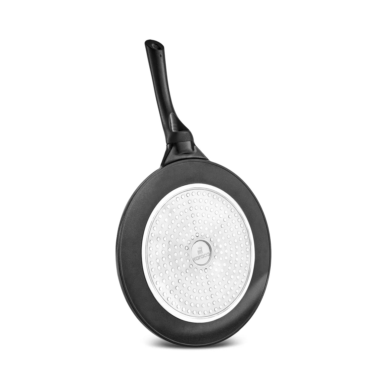 Karaca Fluffy Antihaft-Crêpe- und Pfannkuchenpfanne mit Keramikbeschichtung, 26 cm, schwarz