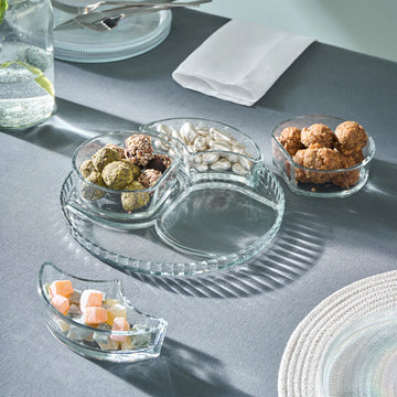 Karaca Capri 5 Parça Sunum Seti / 5-delige presentatieset