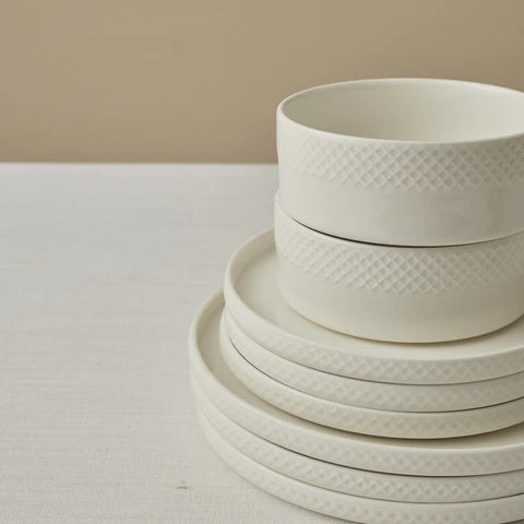 Karaca Salvare Diamond 18 parça Bone China yemek takımı